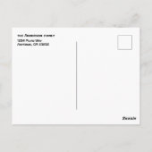 Carte Postale Nous avons déplacé le thème de l'espace à domicile (Dos)