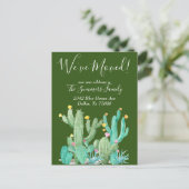 Carte Postale Nous avons déplacé les cactus du désert de Faire-p (Debout devant)