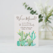 Carte Postale Nous avons déplacé les cactus du désert de Faire-p (Debout devant)