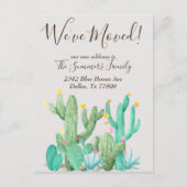 Carte Postale Nous avons déplacé les cactus du désert de Faire-p (Devant)