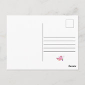 Carte Postale Nous avons déplacé un ensemble de thé d'aquarelle (Dos)