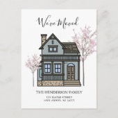 Carte Postale Nous avons déplacé une nouvelle maison Moving Fair (Devant)