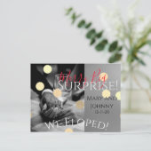 Carte Postale Nous Avons Elopé Joyeux Gros Fêtes Surprises Noël (Debout devant)