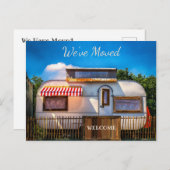 Carte Postale Nous avons Moved Postcard (Devant / Derrière)