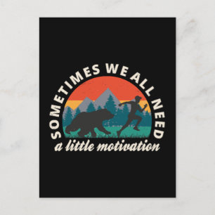 Carte Postale  Nous avons tous besoin d'un peu de motivation amu
