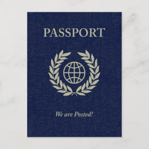 Carte Postale nous avons un passeport