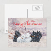 Carte Postale Nous cinq hiver (Devant / Derrière)