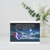 Carte Postale "Nous Croyons Toujours..." - Romney 2012 (Debout devant)