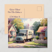 Carte Postale Nous déménageons (Devant / Derrière)