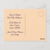 Carte Postale Nous déménageons (Dos)