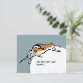 Carte Postale Nous devons parler... (Debout devant)