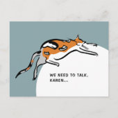 Carte Postale Nous devons parler... (Devant)