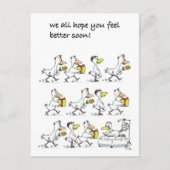 Carte Postale Nous espérons tous que vous vous sentirez mieux bi (Devant)
