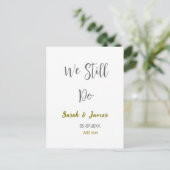 Carte Postale Nous faisons encore des noces de mariage simple gr (Debout devant)