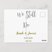 Carte Postale Nous faisons encore des noces de mariage simple gr (Dos)