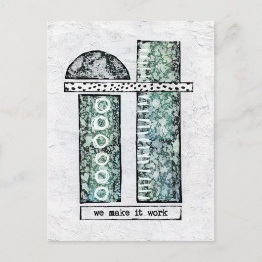 Carte postale « Nous faisons que ça marche » - Abs (Devant)