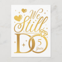 Nous faisons toujours 5 ans d'anniversaire de mari