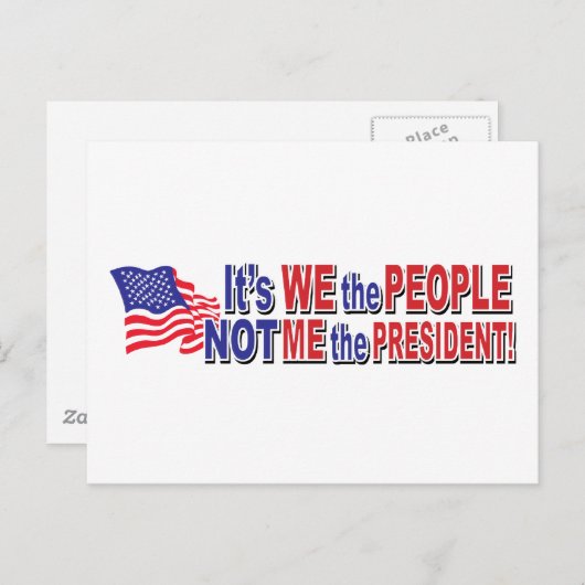 Carte Postale Nous-Le-Peuple (Devant / Derrière)