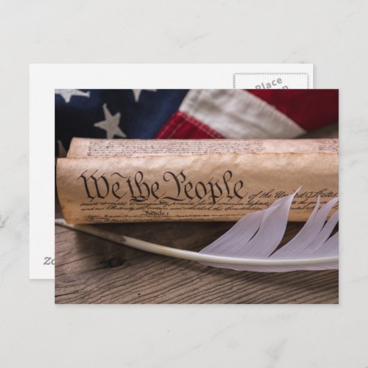 Carte Postale Nous le peuple (Devant / Derrière)