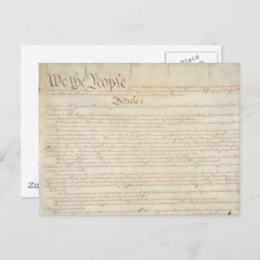 Carte Postale Nous Le Peuple (Devant / Derrière)