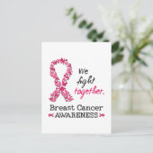 Carte Postale Nous luttons ensemble contre le cancer du sein (Debout devant)
