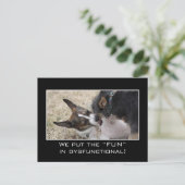 Carte Postale Nous mettons vraiment le "plaisir" en dysfonctionn (Debout devant)