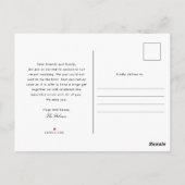 Carte Postale Nous ne pouvions pas attendre le faire-part mariag (Dos)