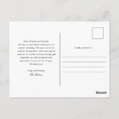 Carte Postale Nous ne pouvions pas attendre le faire-part mariag (Dos)