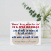 Carte Postale Nous ne pouvons pas faire mieux que ce n'est un me (Debout devant)