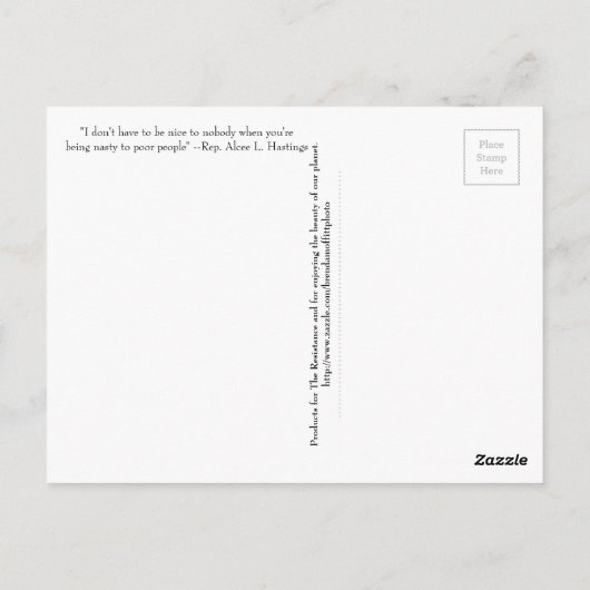 Carte Postale Nous ne sommes pas bons quand vous êtes mauvais po (Dos)