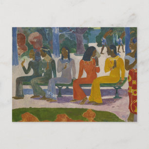 Carte Postale Nous n'irons pas au marché aujourd'hui par Gauguin