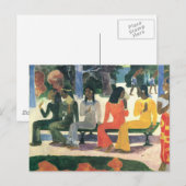 Carte Postale Nous n'irons pas au marché aujourd'hui - Paul Gaug (Devant / Derrière)