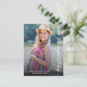 Carte Postale Nous Nous Attendons À Une Faire-part De Grossesse (Debout devant)