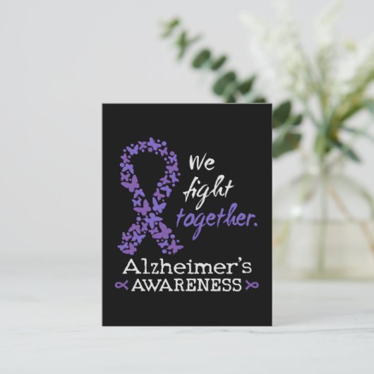 Carte Postale Nous nous battons ensemble - sensibilisation à la (Debout devant)