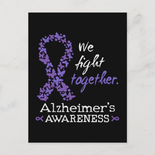 Carte Postale Nous nous battons ensemble - sensibilisation à la (Devant)