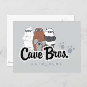 Carte Postale Nous Ours Nus - Bros Grotte. Représenter