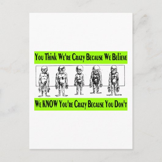 Carte Postale Nous pensons (Devant)