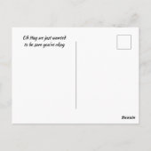 Carte Postale Nous pensons à vous Chevaux pour savoir que vous a (Dos)