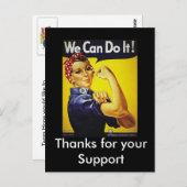 Carte Postale nous pouvons le faire ! (Devant / Derrière)