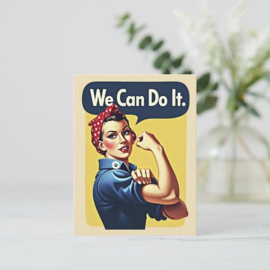 Carte Postale Nous Pouvons Le Faire | Feminisme célèbre (Debout devant)