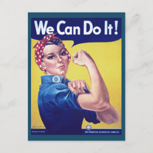 Carte Postale Nous pouvons le faire Rosie le Riveter États-Unis