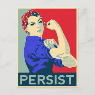 Carte Postale Nous Pouvons Le Faire : Rosie le Riveter persiste