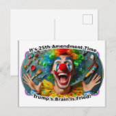 Carte Postale Nous sommes à la 25ème heure des amendements (Devant / Derrière)