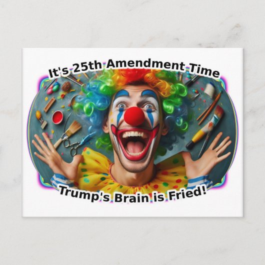 Carte Postale Nous sommes à la 25ème heure des amendements (Devant)