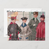 Carte Postale Nous sommes amis... (Devant / Derrière)