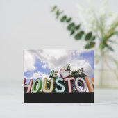 Carte Postale nous sommes coeur houston (Debout devant)