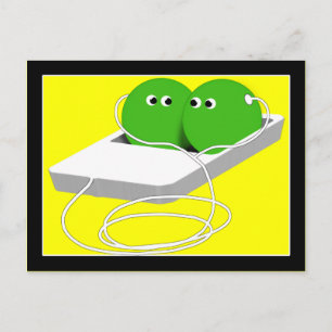 Carte Postale Nous Sommes Comme Deux Pois Dans Un Pois