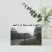 Carte Postale Nous sommes de nouveau sur la route ! (Debout devant)