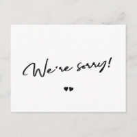 Nous sommes désolés, noir et blanc annuler le repo