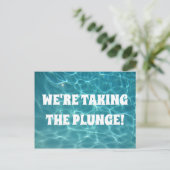Carte Postale Nous sommes en train de plonger ! (Debout devant)